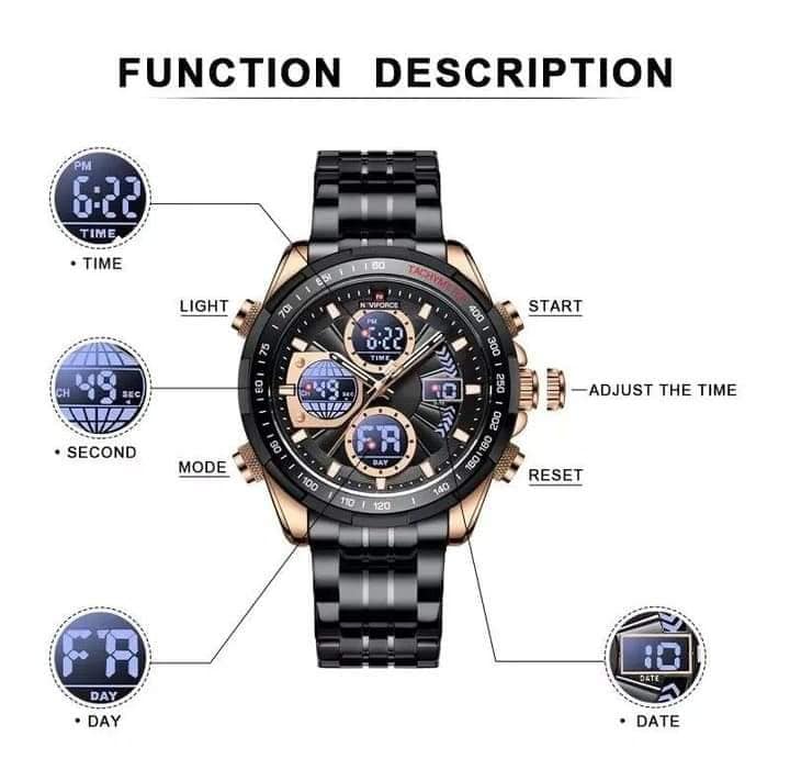 Montre pour Homme Naviforce NF9197 NOIR – Image 8