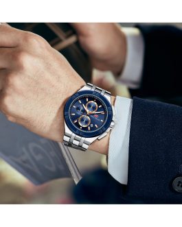 Montre pour Homme Mini Focus MF0471G FOND BLEU