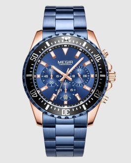Montre pour Homme Megir 2064 Bleu