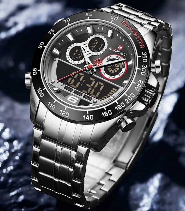 Montre pour Homme Naviforce NF9188 ARGENT – Image 2
