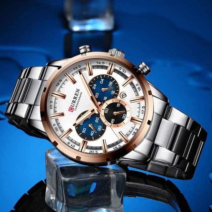 Montre pour Homme Curren 8355 Argent – Image 5