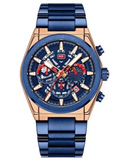Montre pour Homme Mini Focus MF0339G Bleu Doré