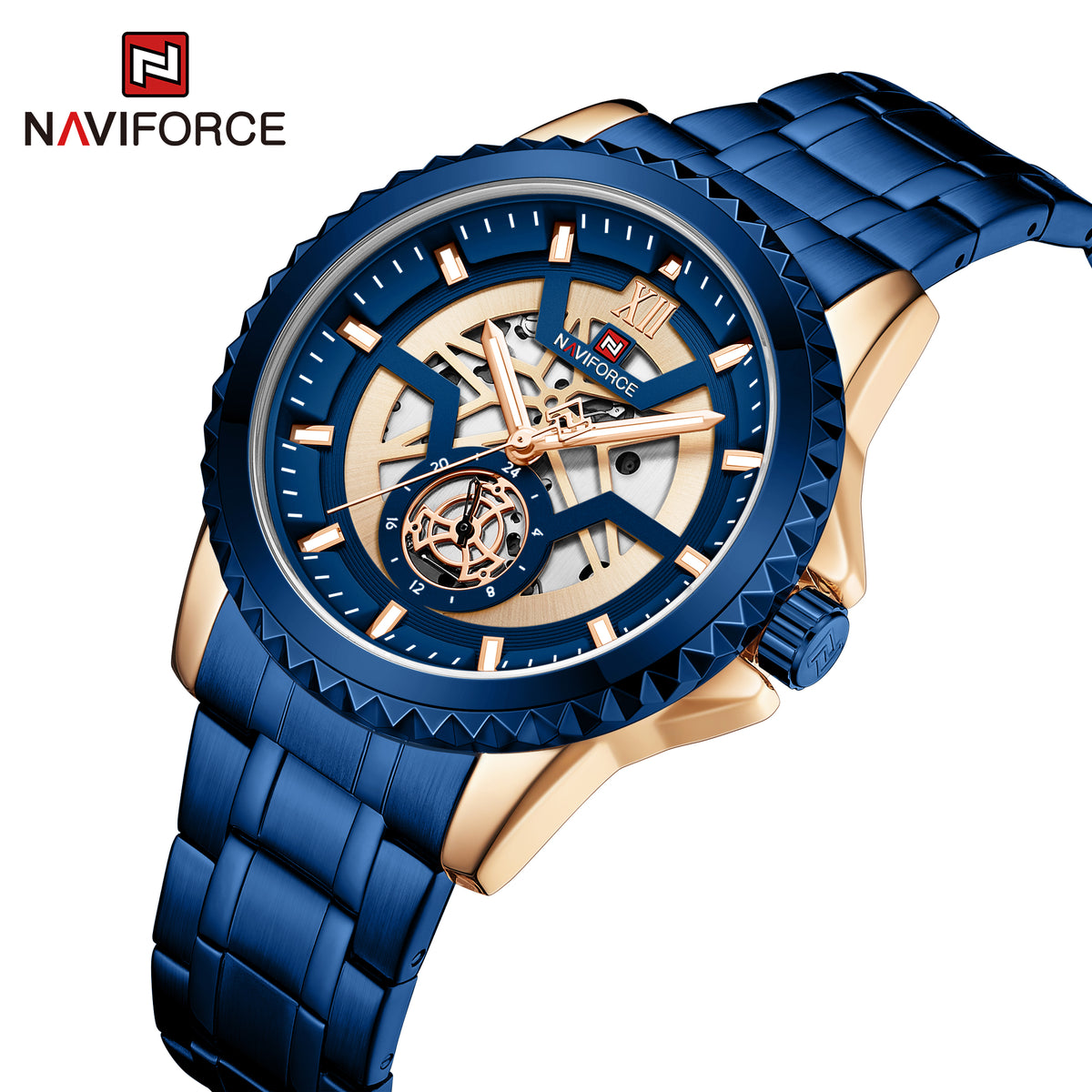 Montre pour Homme Naviforce NF9186 Bleu – Image 5