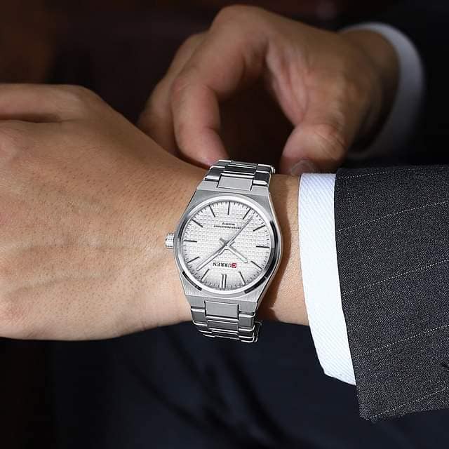 Montre pour Homme Curren 8439 Argent – Image 3