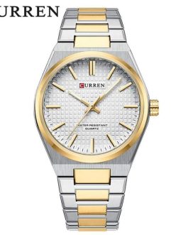 Montre pour Homme Curren 8439 Argent Doré