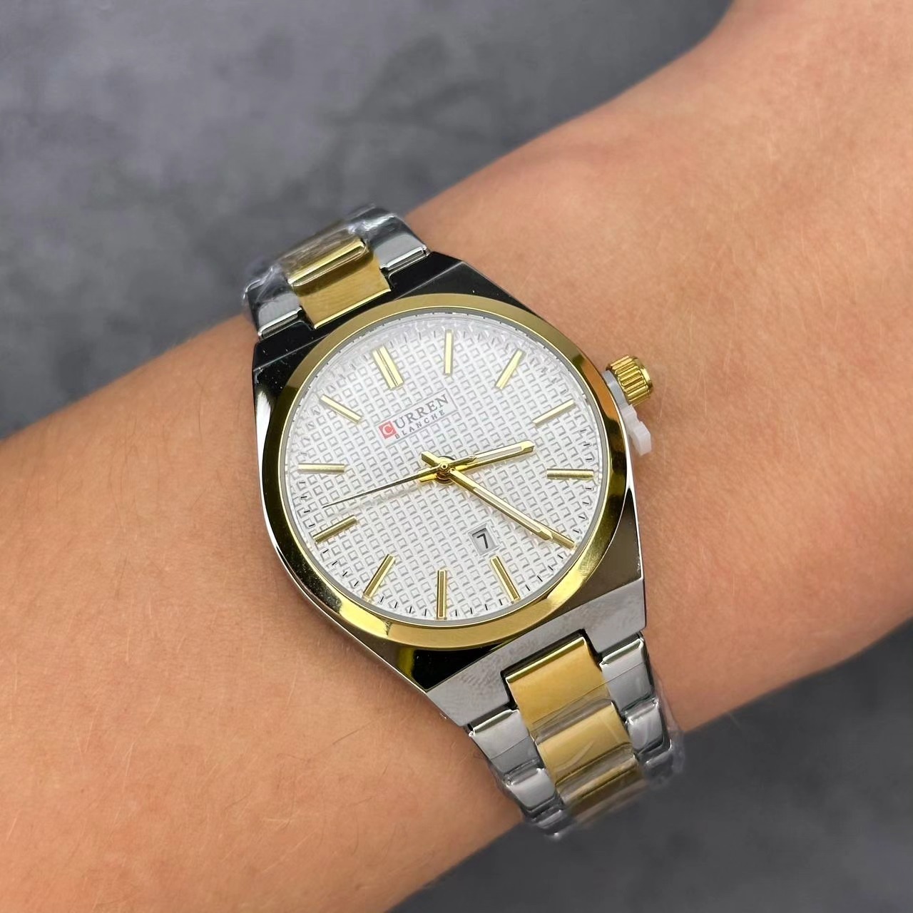 Montre pour Femme Curren 8439L Argent Doré – Image 9