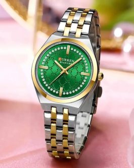 Montre pour Femme Curren 9096 Argent Fond Vert