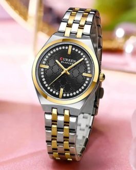 Montre pour Femme Curren 9096 Argent Fond Noir