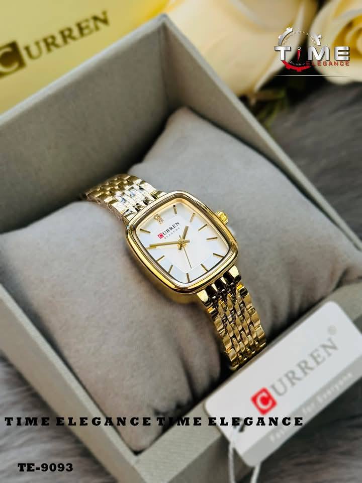 Montre pour Femme Curren 9093 Doré Fond Blanc – Image 6
