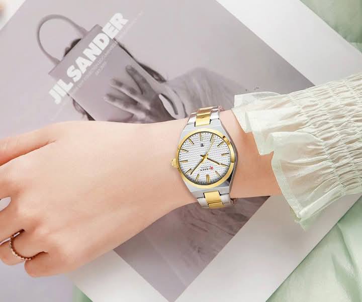Montre pour Femme Curren 8439L Argent Doré – Image 3