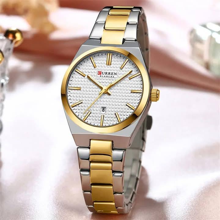 Montre pour Femme Curren 8439L Argent Doré – Image 2