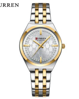 Montre pour Femme Curren 9096 Argent Fond Blanc