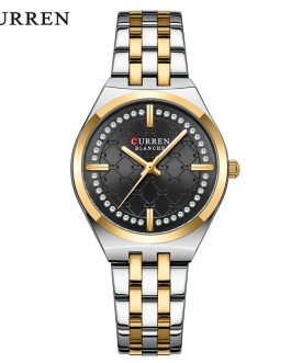 Montre pour Femme Curren 9096 Argent Fond Noir