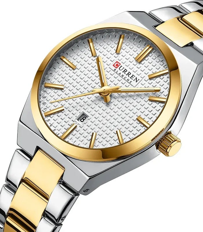 Montre pour Femme Curren 8439L Argent Doré – Image 7