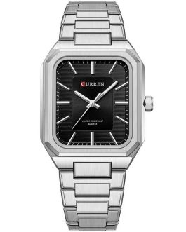 Montre pour Homme Curren 8457 Argent Fond Noir