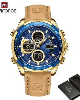 Montre pour Homme Naviforce NF9197 Marron Fond Bleu