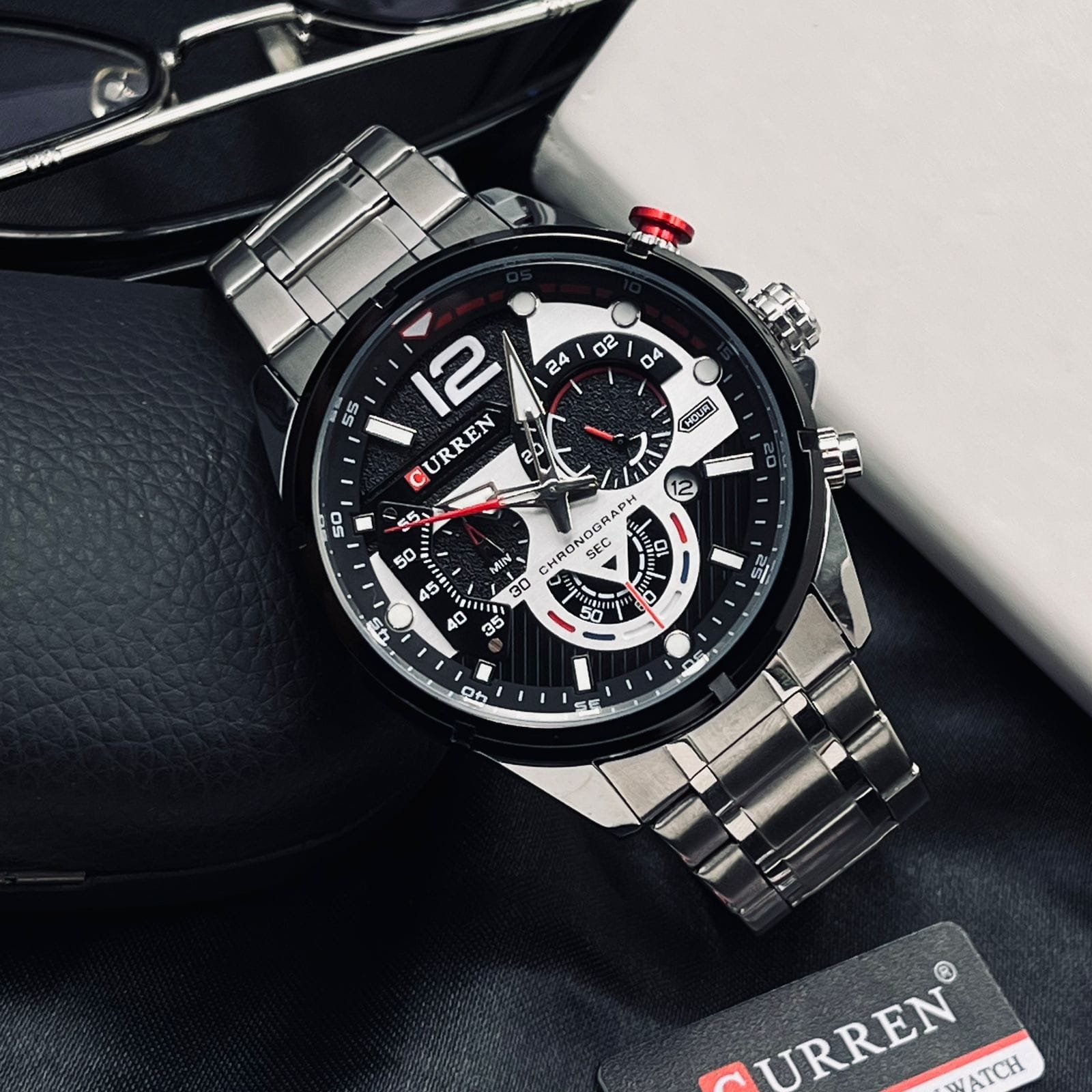 Montre pour Homme Curren 8395 Argent – Image 6