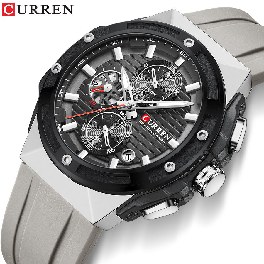 Montre pour Homme Curren 8462 Gris – Image 9