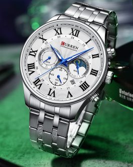 Montre pour Homme Curren 8427 Argent Fond Blanc
