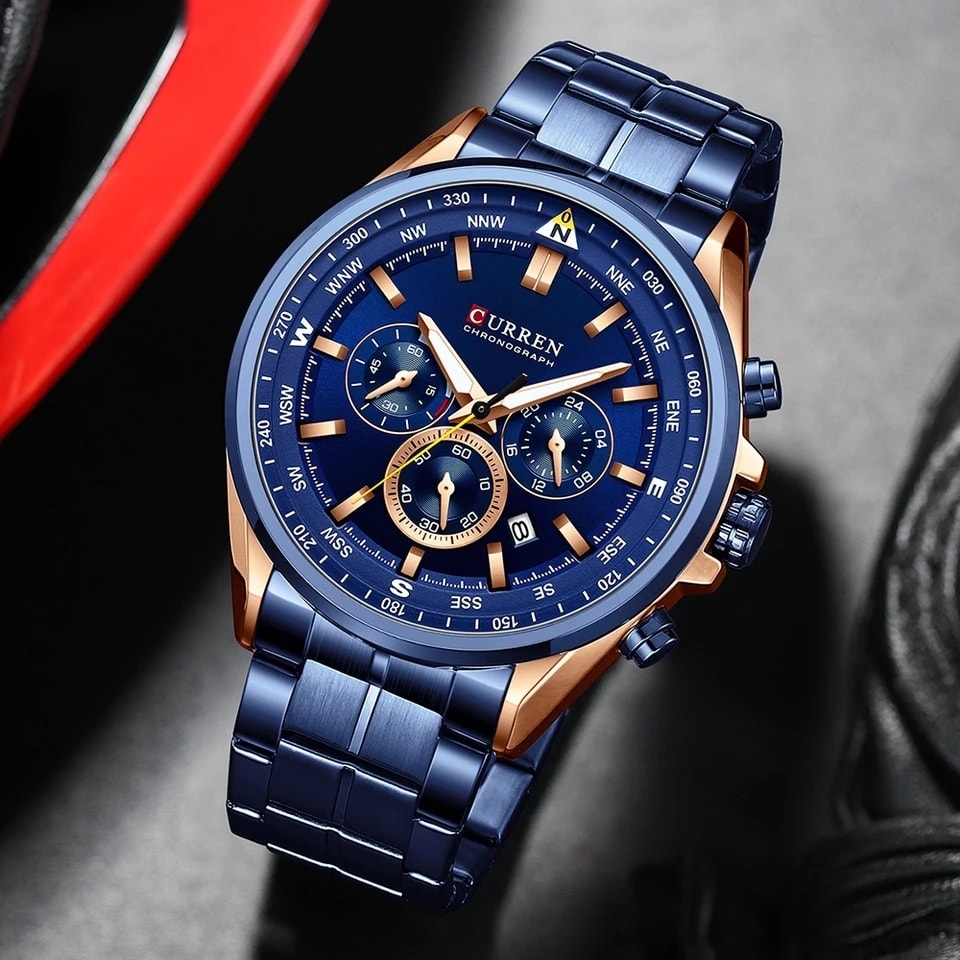 Montre pour Homme Curren 8399 Bleu – Image 2