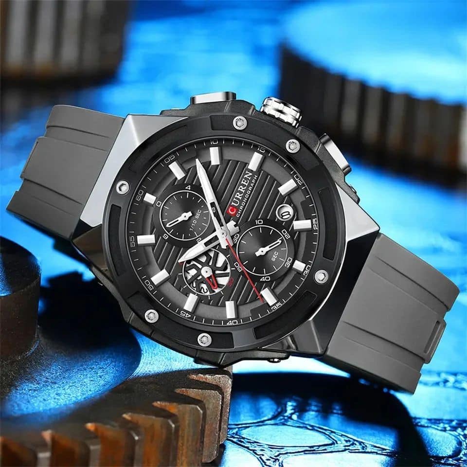 Montre pour Homme Curren 8462 Gris – Image 7