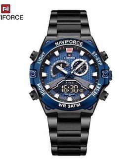 Montre pour Homme Naviforce NF9207 Noir Fond Bleu