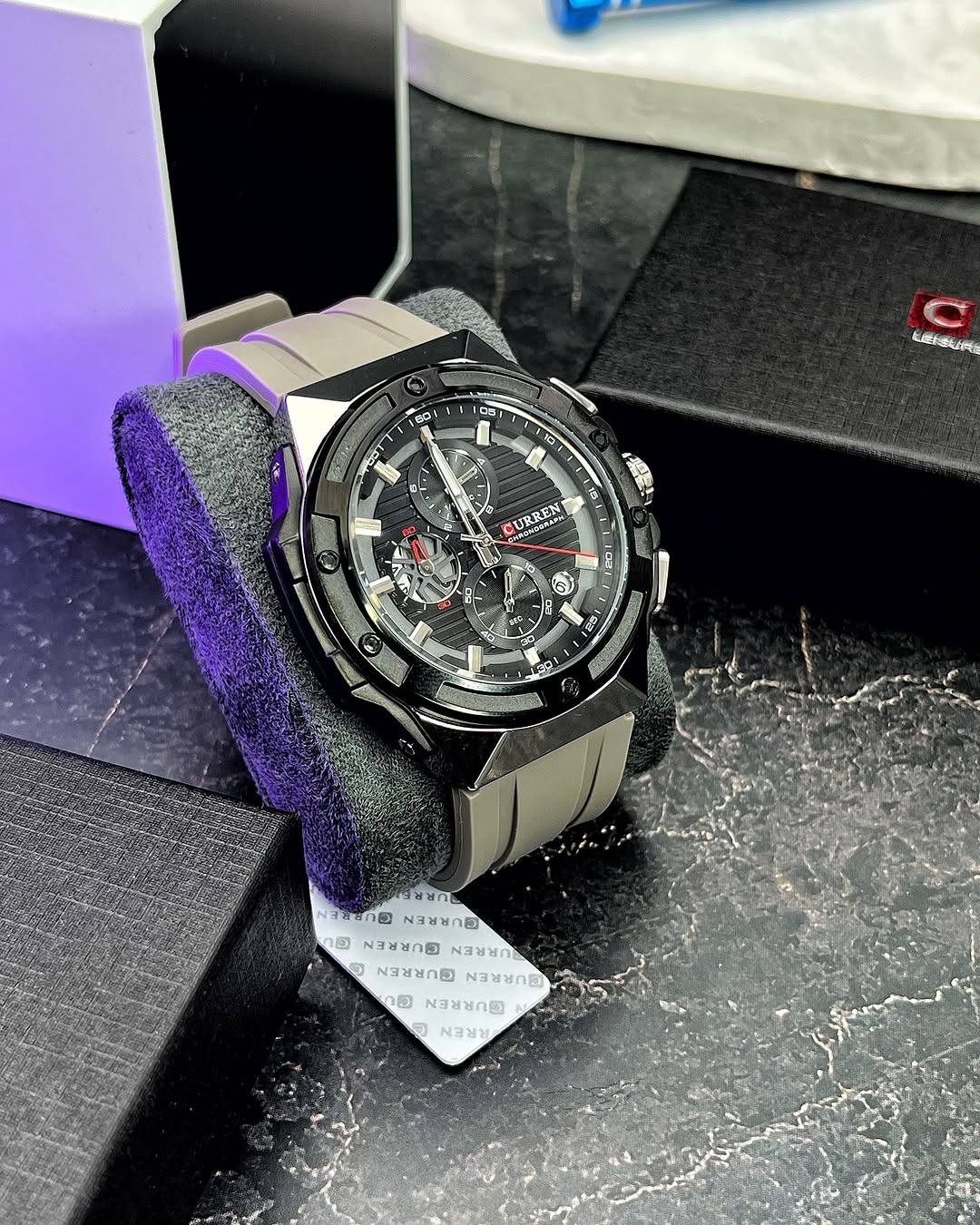 Montre pour Homme Curren 8462 Gris – Image 5