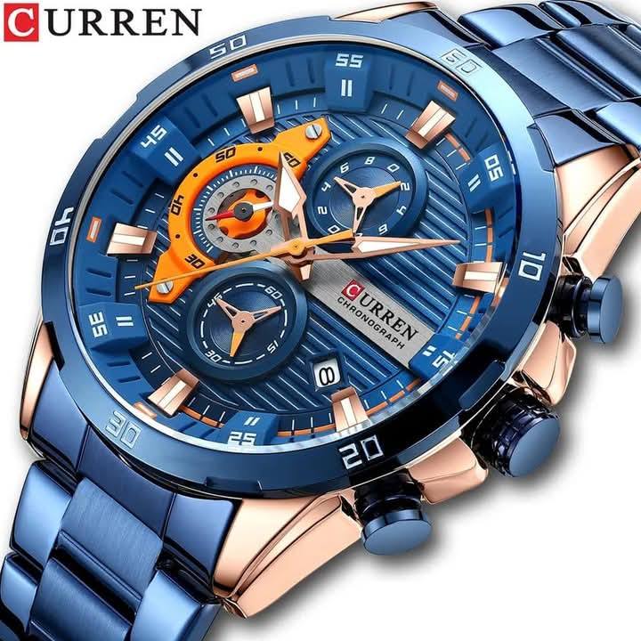 Montre pour Homme Curren 8402 Bleu – Image 7