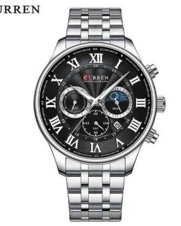Montre pour Homme Curren 8427 Argent Fond Noir