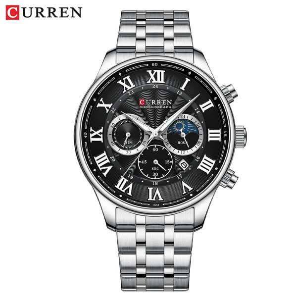 Montre pour Homme Curren 8427 Argent Fond Noir