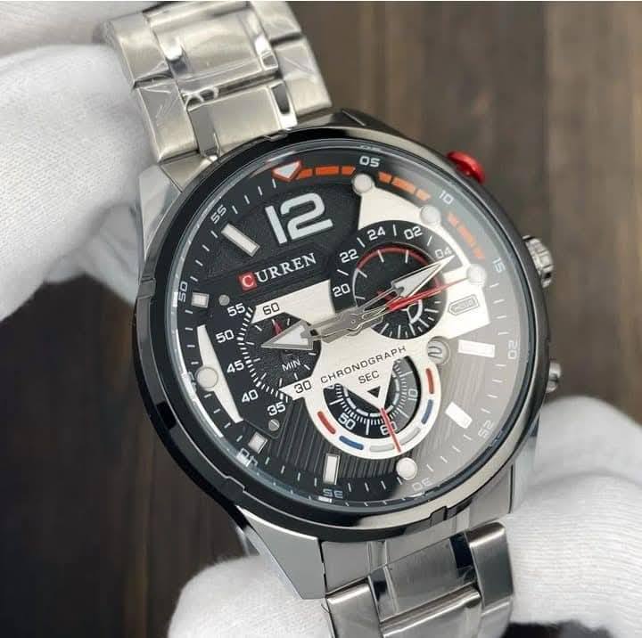 Montre pour Homme Curren 8395 Argent – Image 8