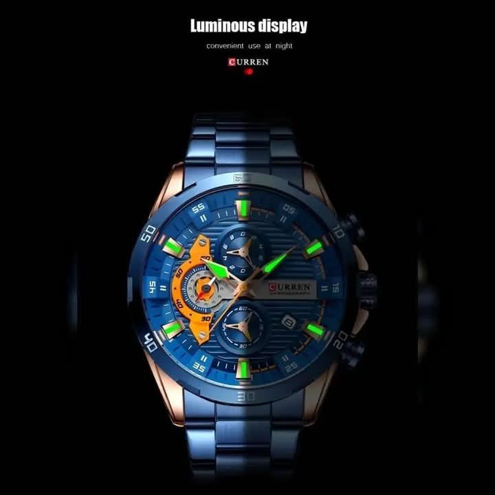 Montre pour Homme Curren 8402 Bleu – Image 8