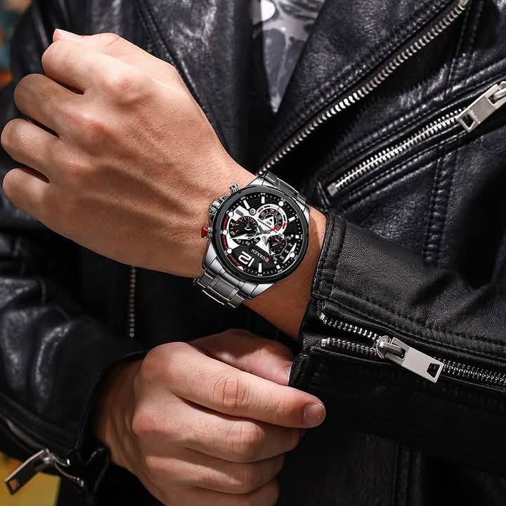 Montre pour Homme Curren 8395 Argent – Image 10