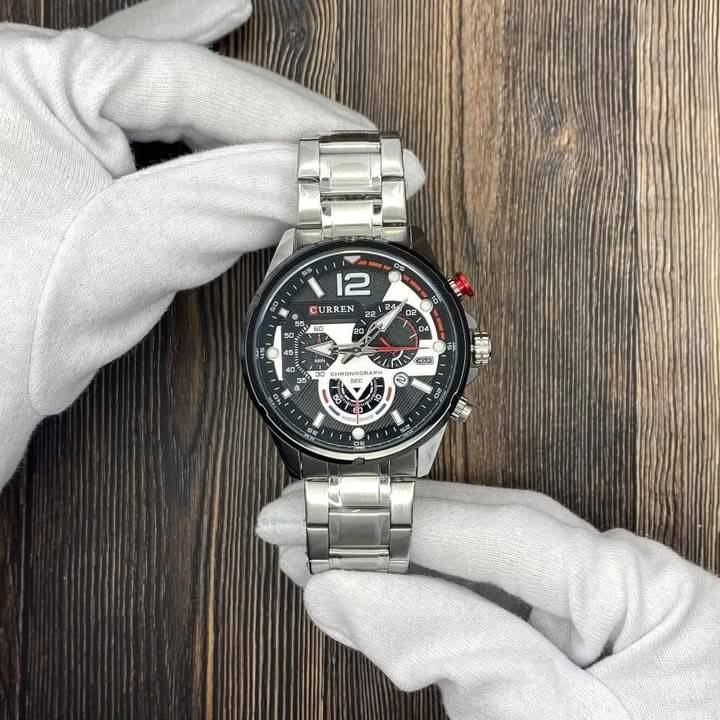 Montre pour Homme Curren 8395 Argent – Image 13
