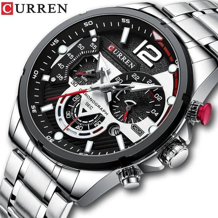 Montre pour Homme Curren 8395 Argent – Image 16