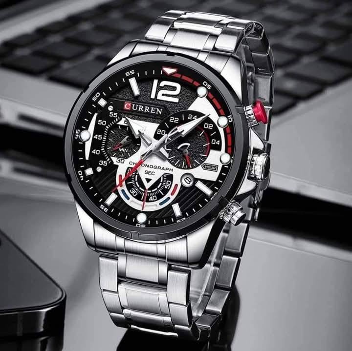 Montre pour Homme Curren 8395 Argent – Image 2