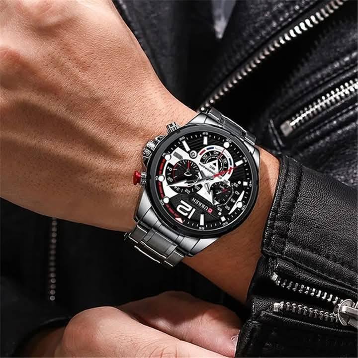 Montre pour Homme Curren 8395 Argent – Image 7
