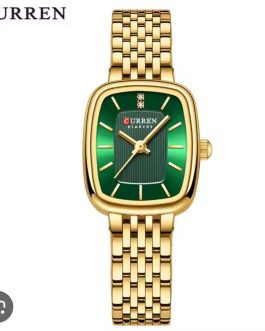 Montre pour Femme Curren 9093 Doré Fond Vert