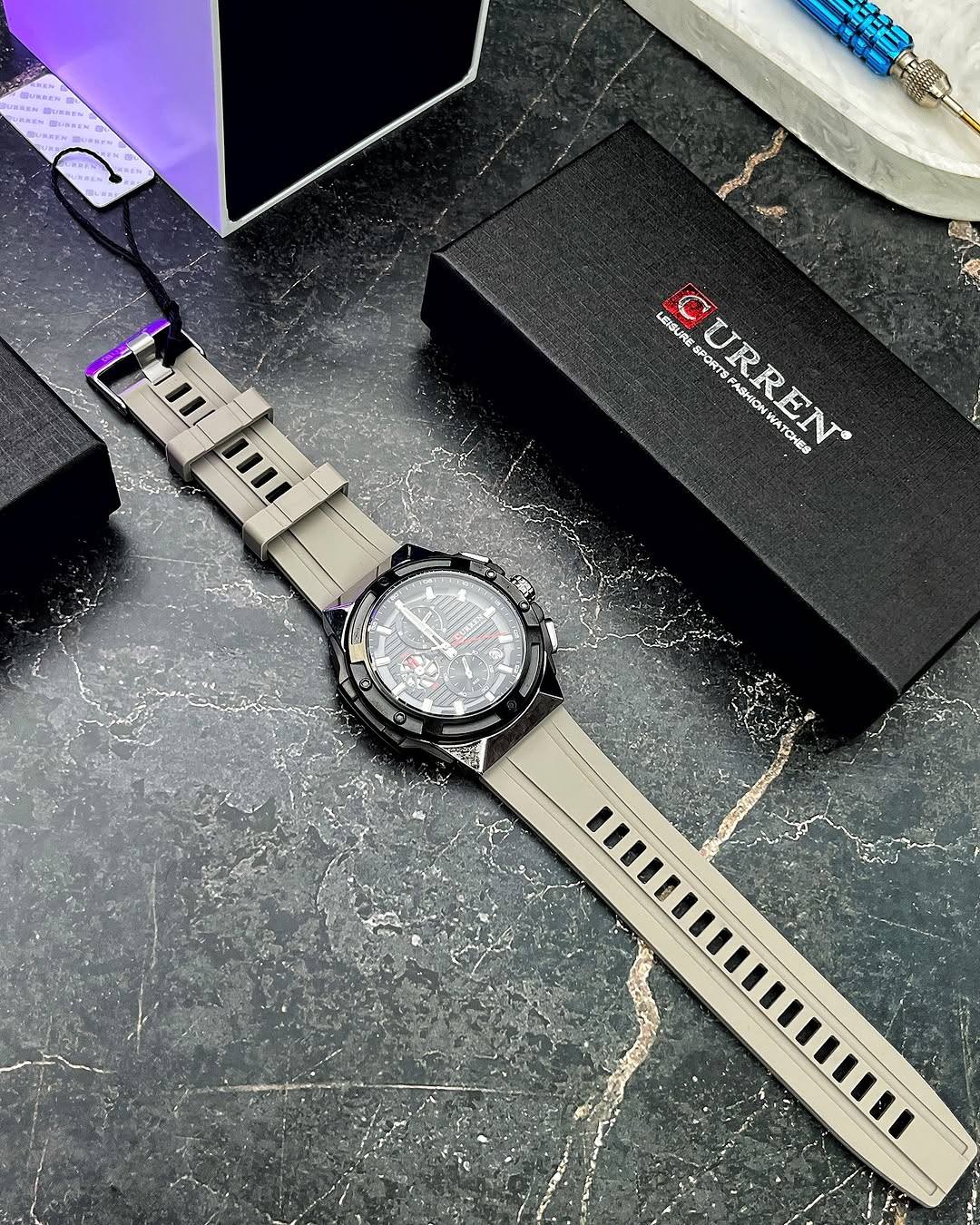 Montre pour Homme Curren 8462 Gris – Image 10
