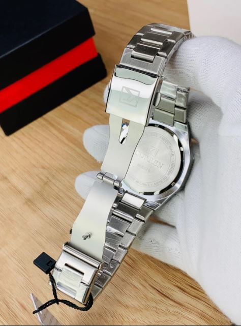 Montre pour Homme Curren 8440 Argent Fond Bleu – Image 8