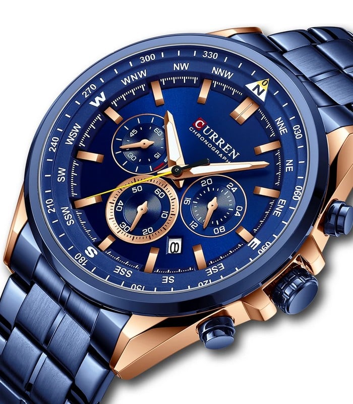 Montre pour Homme Curren 8399 Bleu – Image 3