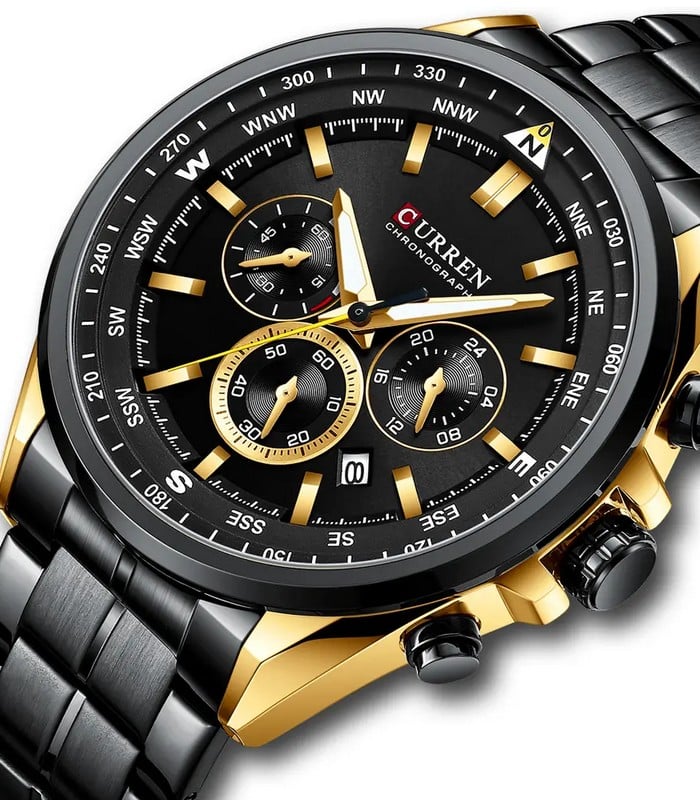 Montre pour Homme Curren 8399 Noir – Image 3