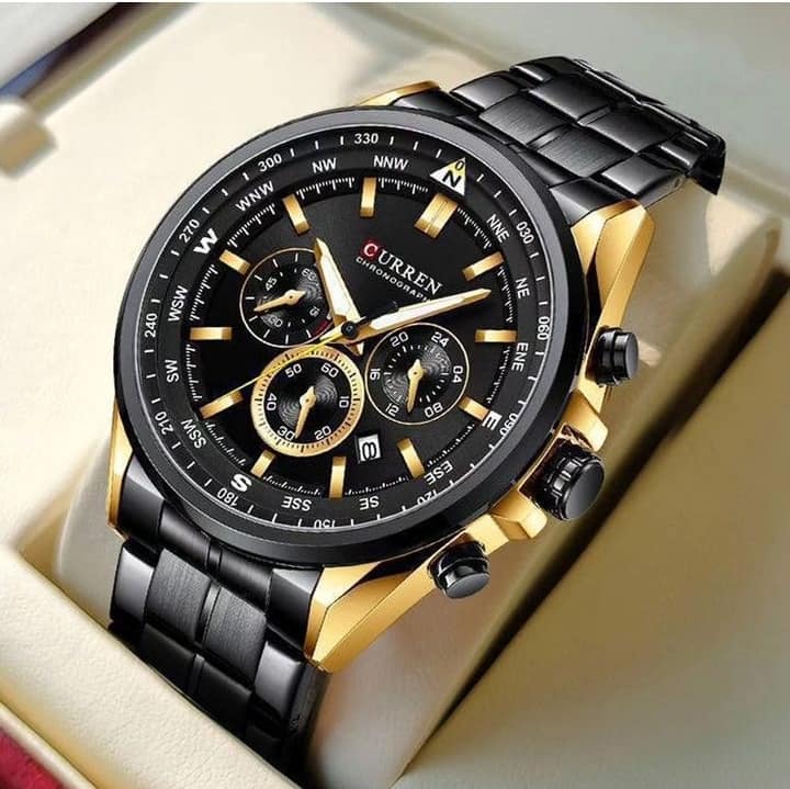 Montre pour Homme Curren 8399 Noir – Image 4