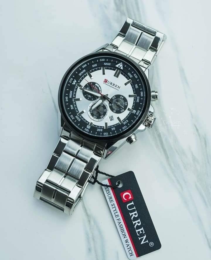 Montre pour Homme Curren 8399 Argent – Image 4