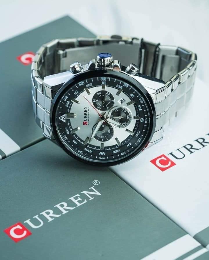 Montre pour Homme Curren 8399 Argent – Image 2