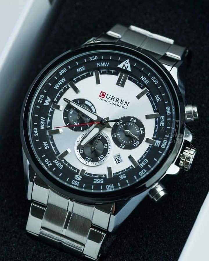 Montre pour Homme Curren 8399 Argent – Image 3