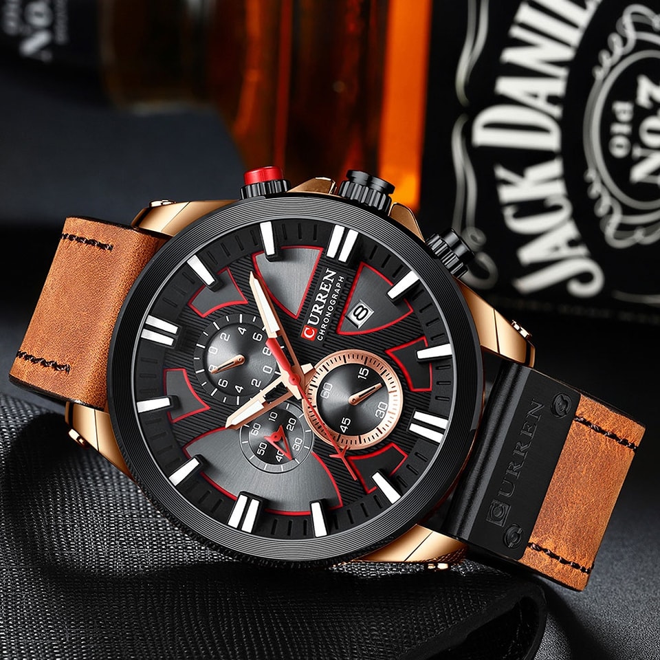 Montre pour Homme Curren 8346 Marron – Image 5