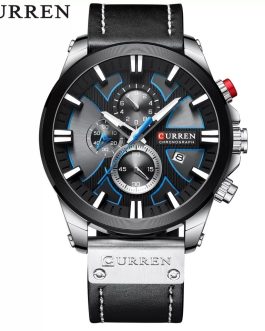 Montre pour Homme Curren 8346 Noir Argent