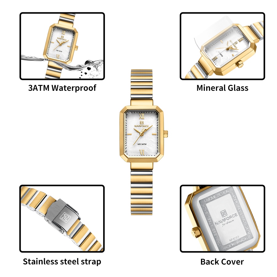 Montre pour Femme Naviforce NF5050 Doré – Image 7