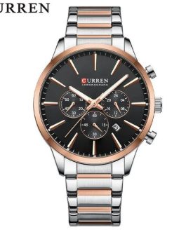 Montre pour Homme Curren 8435 Argent Fond Noir